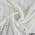 Dyeable Gold Pasted Mukaish Georgette Fabric-F4397